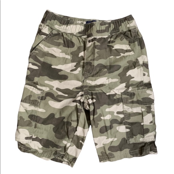 Boys Camo Children’s Place Cargo Dress Shorts - Picture 1 of 4
